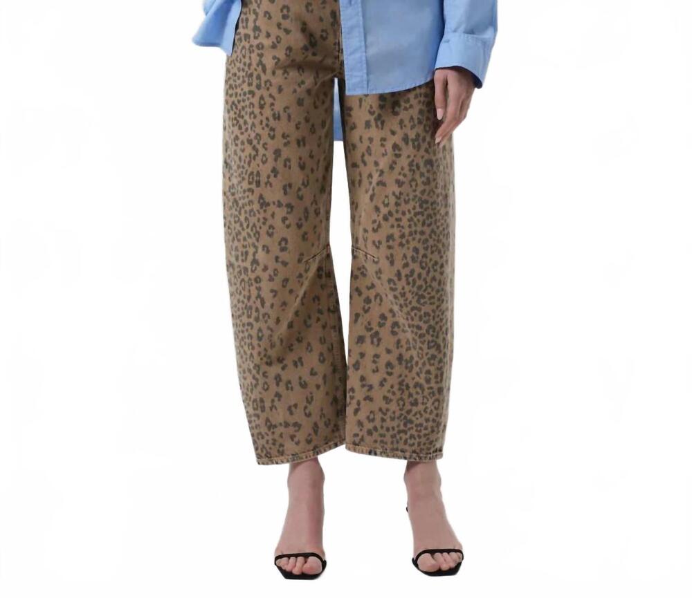NEW CITIZENS OF HUMANITY miro relaxed jean in natural cheetah